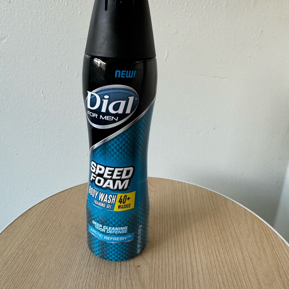 Dial Men SPEED FOAM Body Wash Foaming Gel Arctic Refresh 6.8oz RARE Discontinued